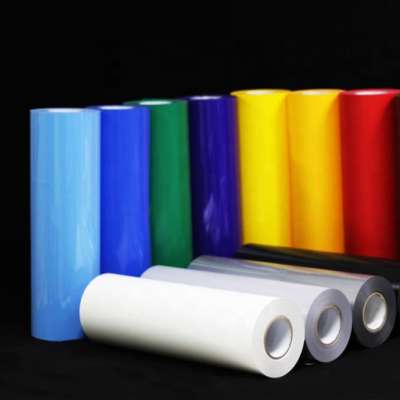 colorful pvc/pu heat transfer vinyl sticker film