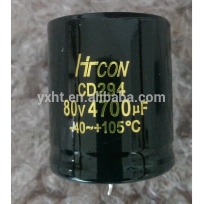 electrolytic capacitor 4700uf80v 35*40mm sanp-in type